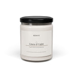 Linen & Light Candle | Fresh Cotton & Sandalwood | Benivie