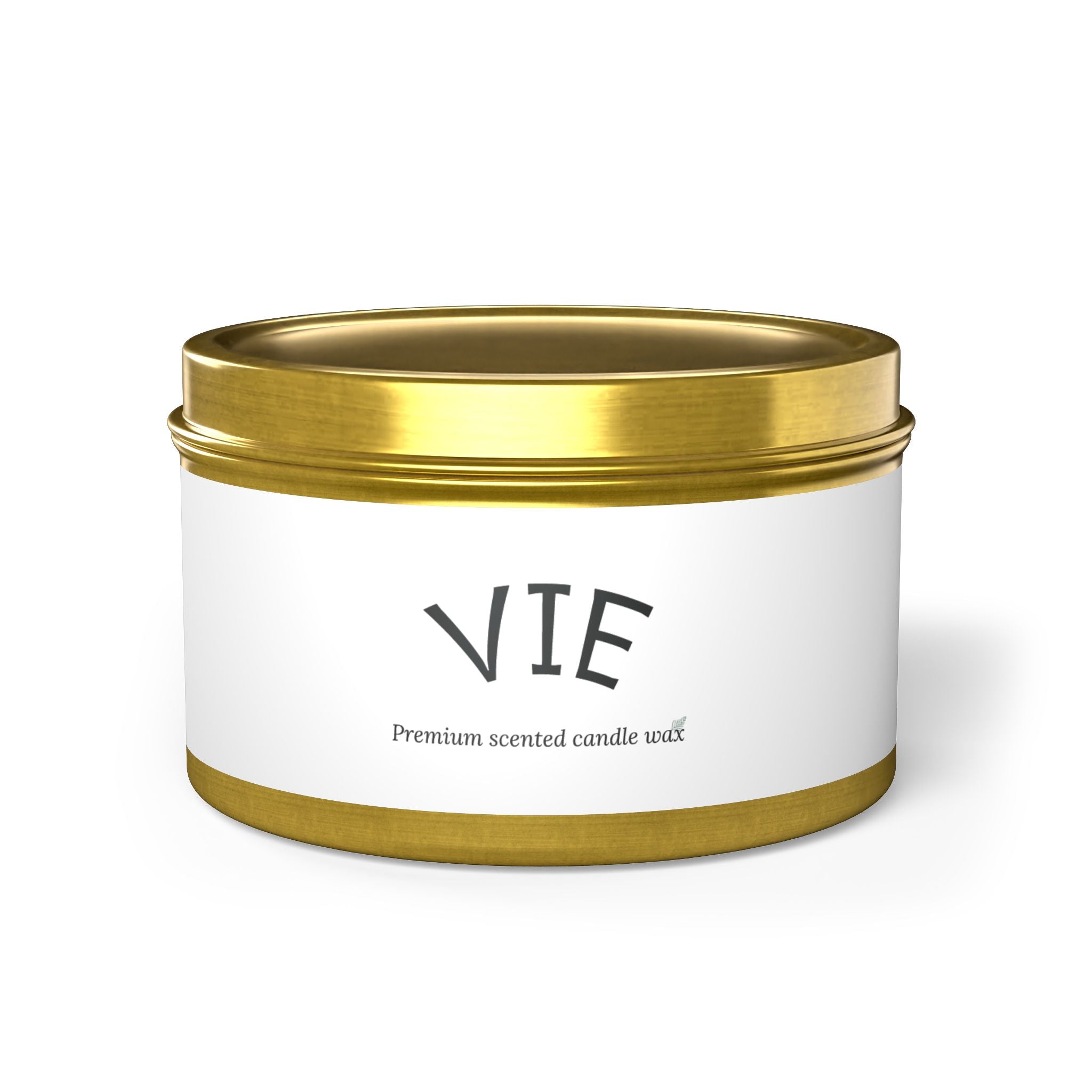 Scented ‘ VIE’ Tin Candles (4oz, 8oz)