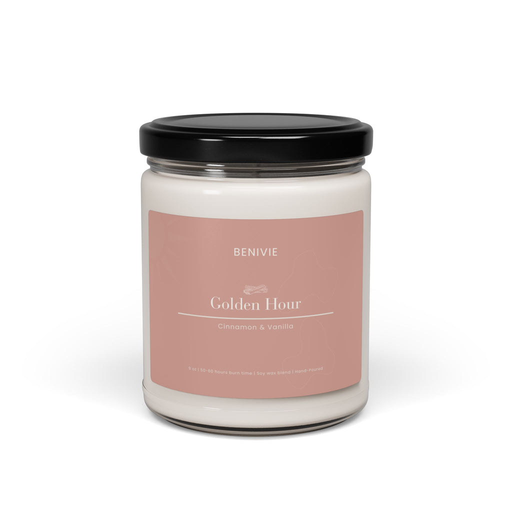 Golden Hour Candle | Cinnamon & Vanilla | Sunset Candle | Benivie
