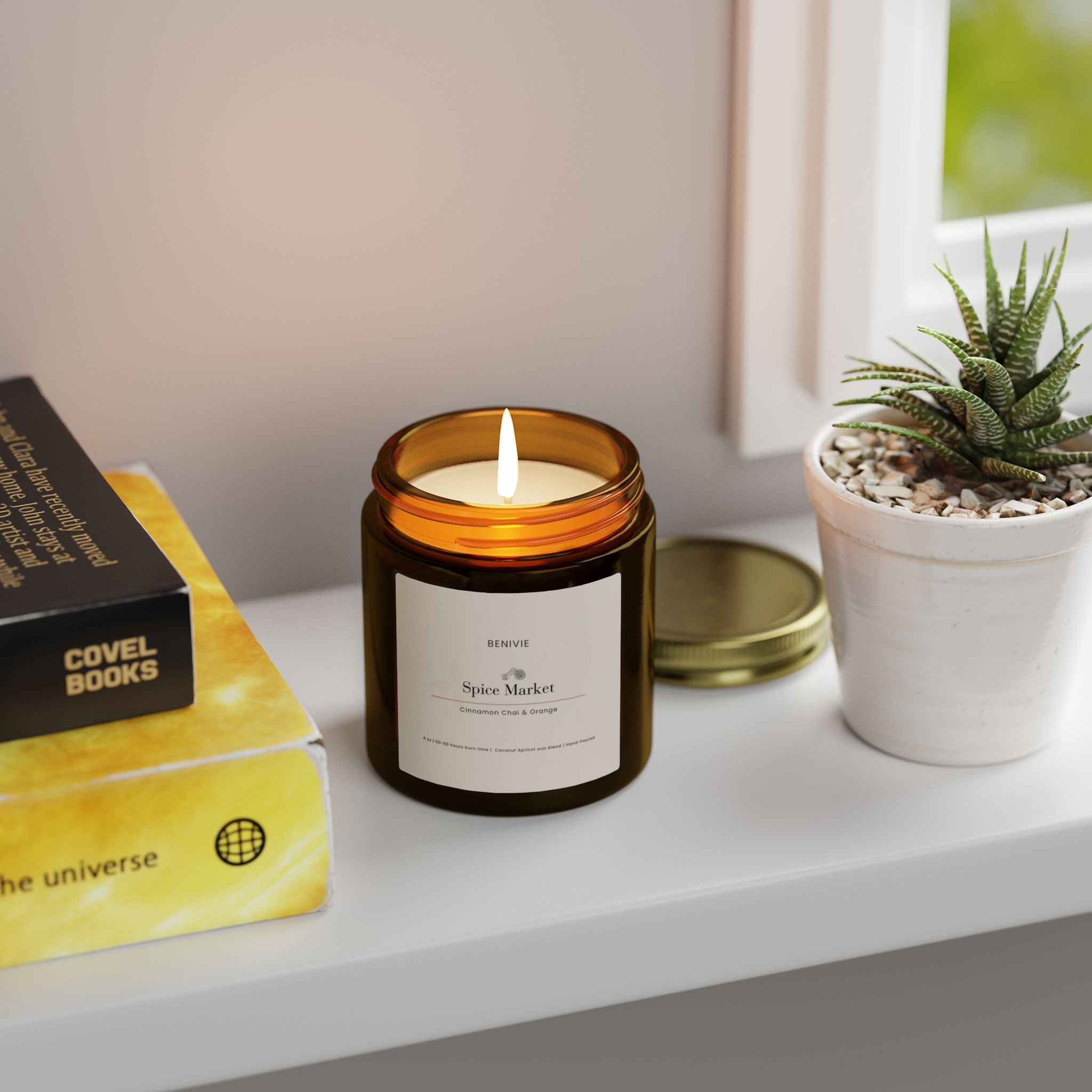 Spice Market Candle | Cinnamon Chai | Warm Spice Candle | Benivie