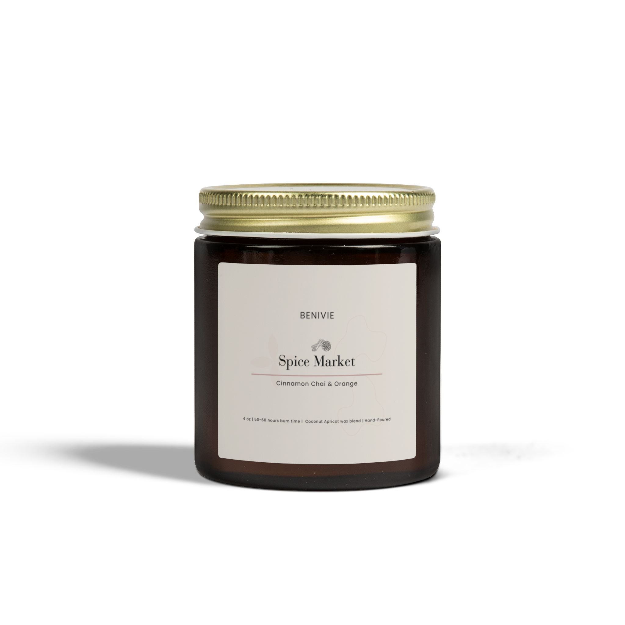 Spice Market Candle | Cinnamon Chai | Warm Spice Candle | Benivie