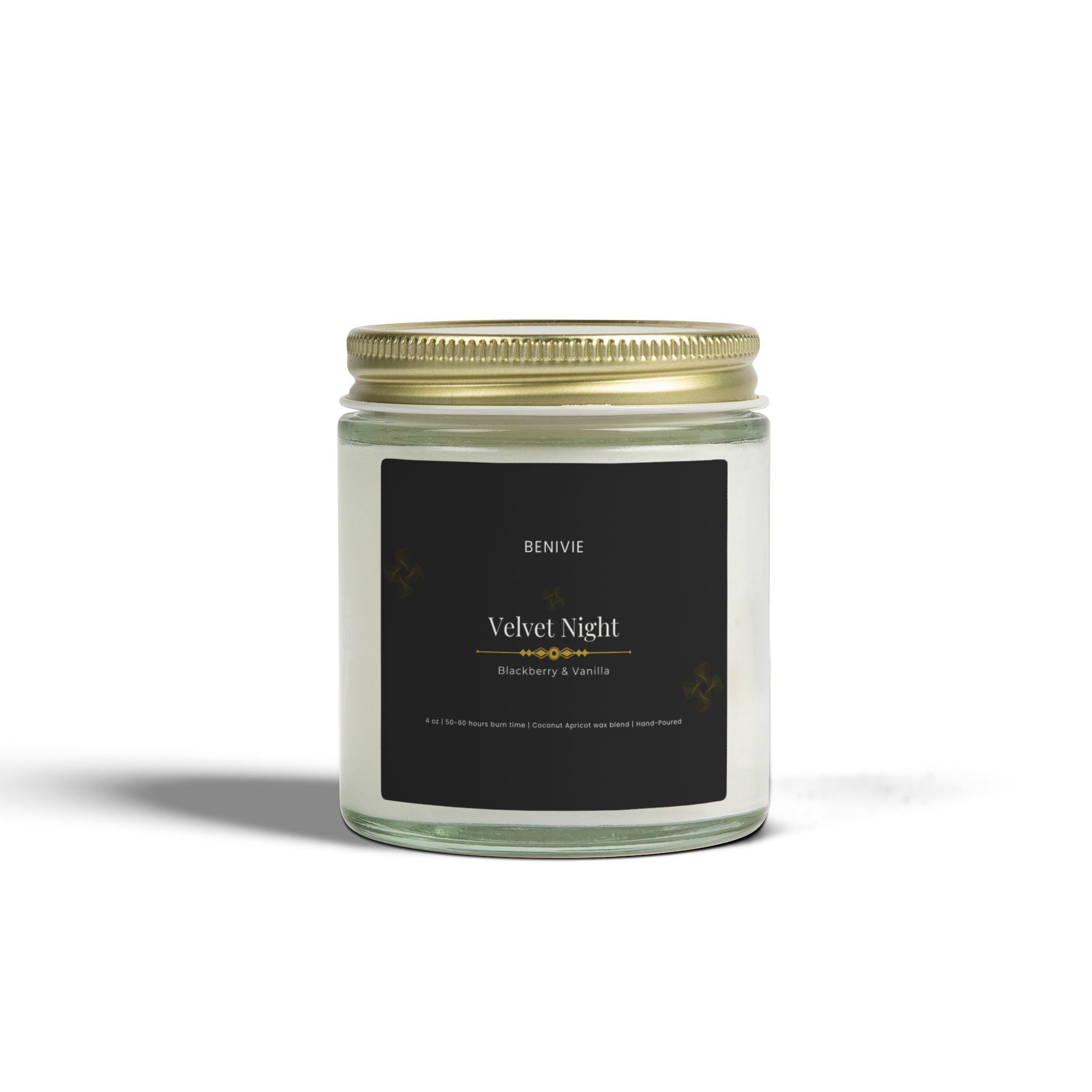Velvet Night Candle | Blackberry Vanilla | Luxury Home Candle | Benivie