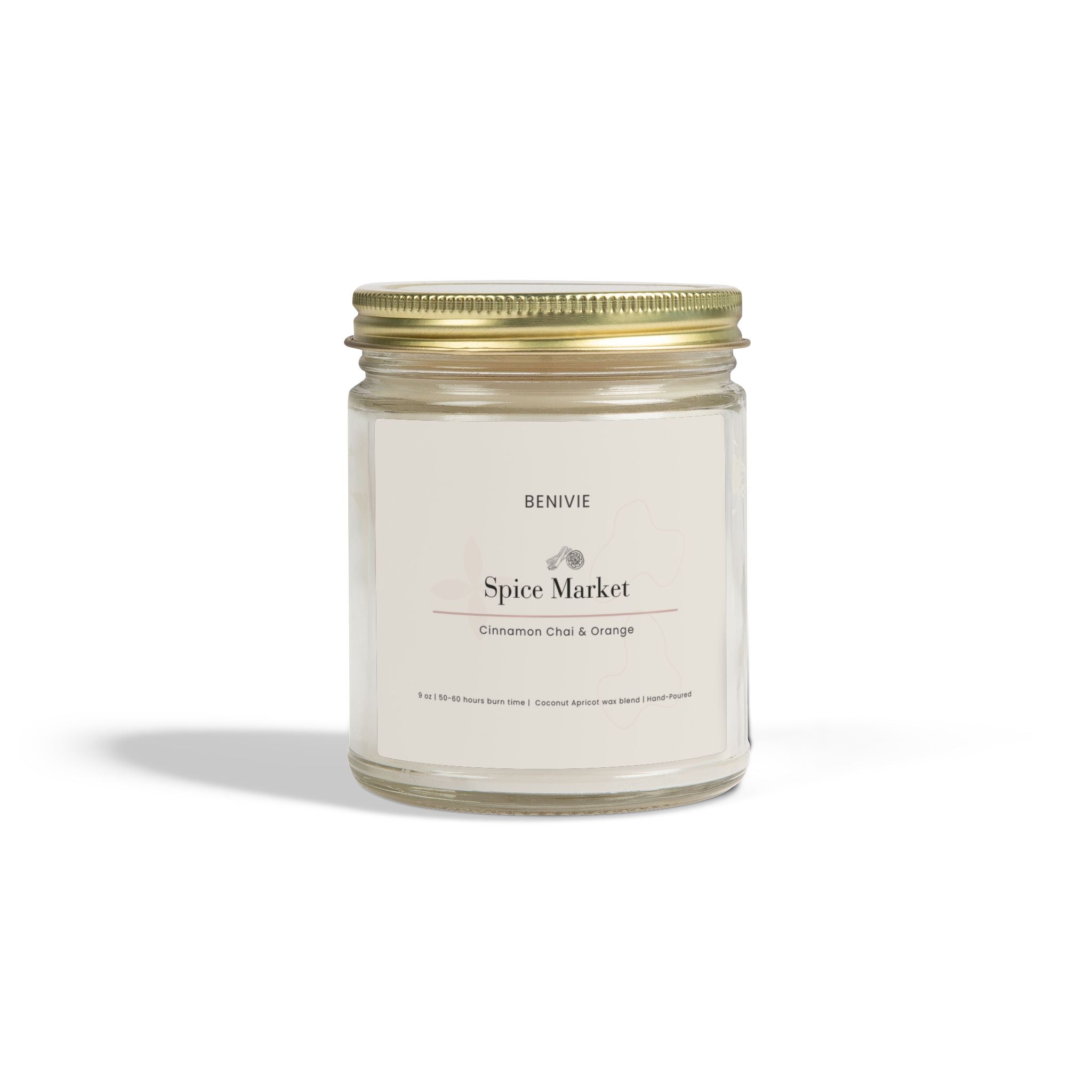 Spice Market Candle | Cinnamon Chai | Warm Spice Candle | Benivie