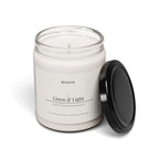 Linen & Light Candle | Fresh Cotton & Sandalwood | Benivie
