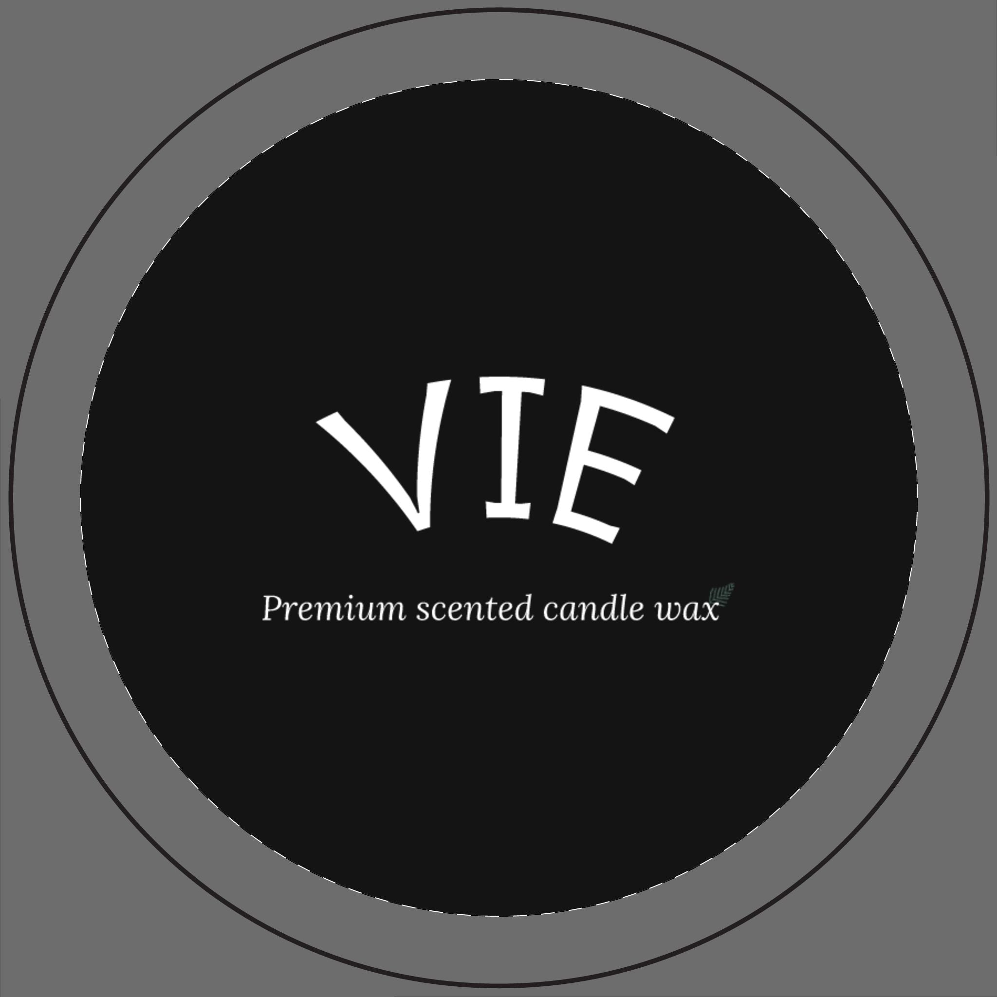 Engraved ‘VIE’ Scented Soy Candle (14oz)