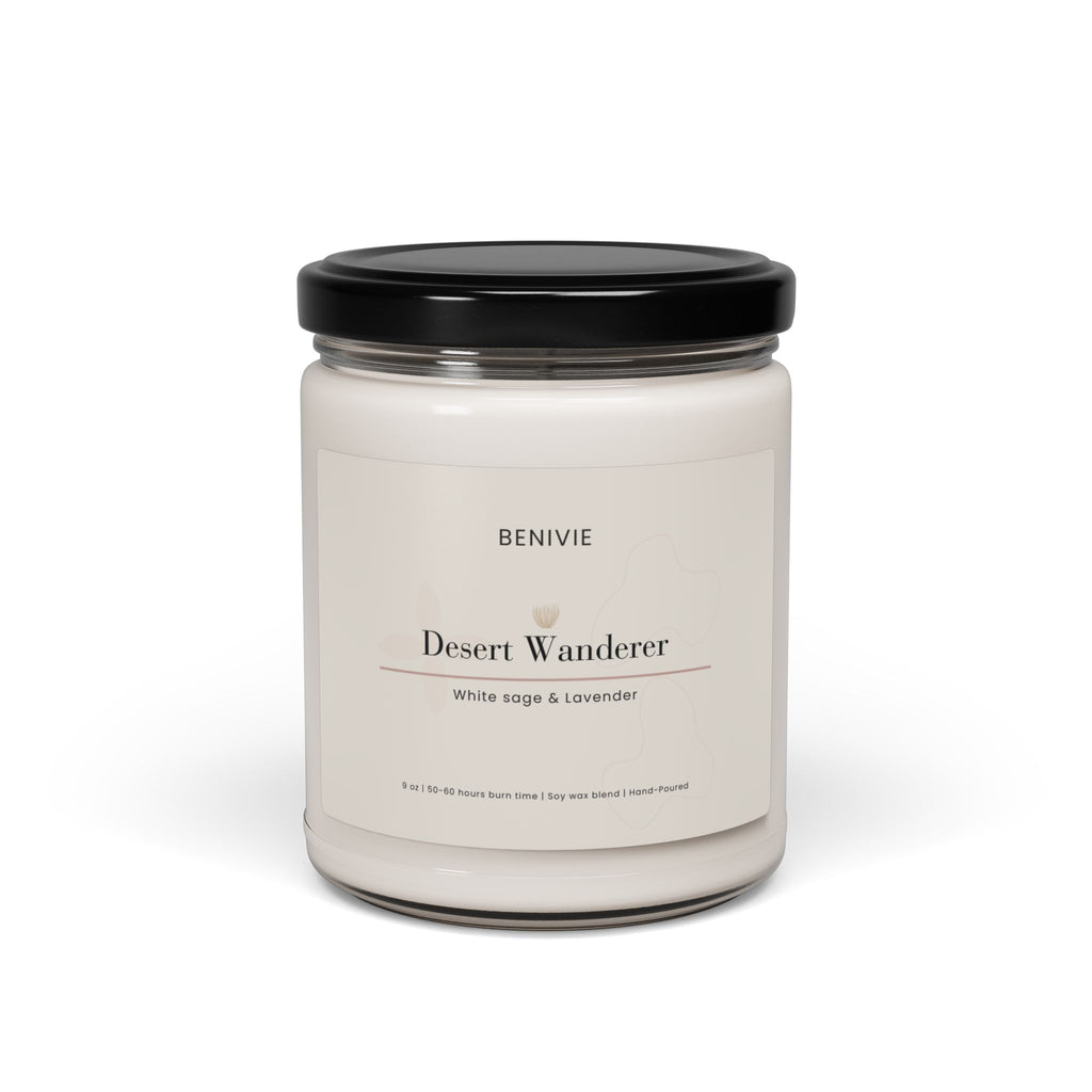 Desert Wanderer Candle | White Sage & Lavender | Bohemian Home Decor | Benivie