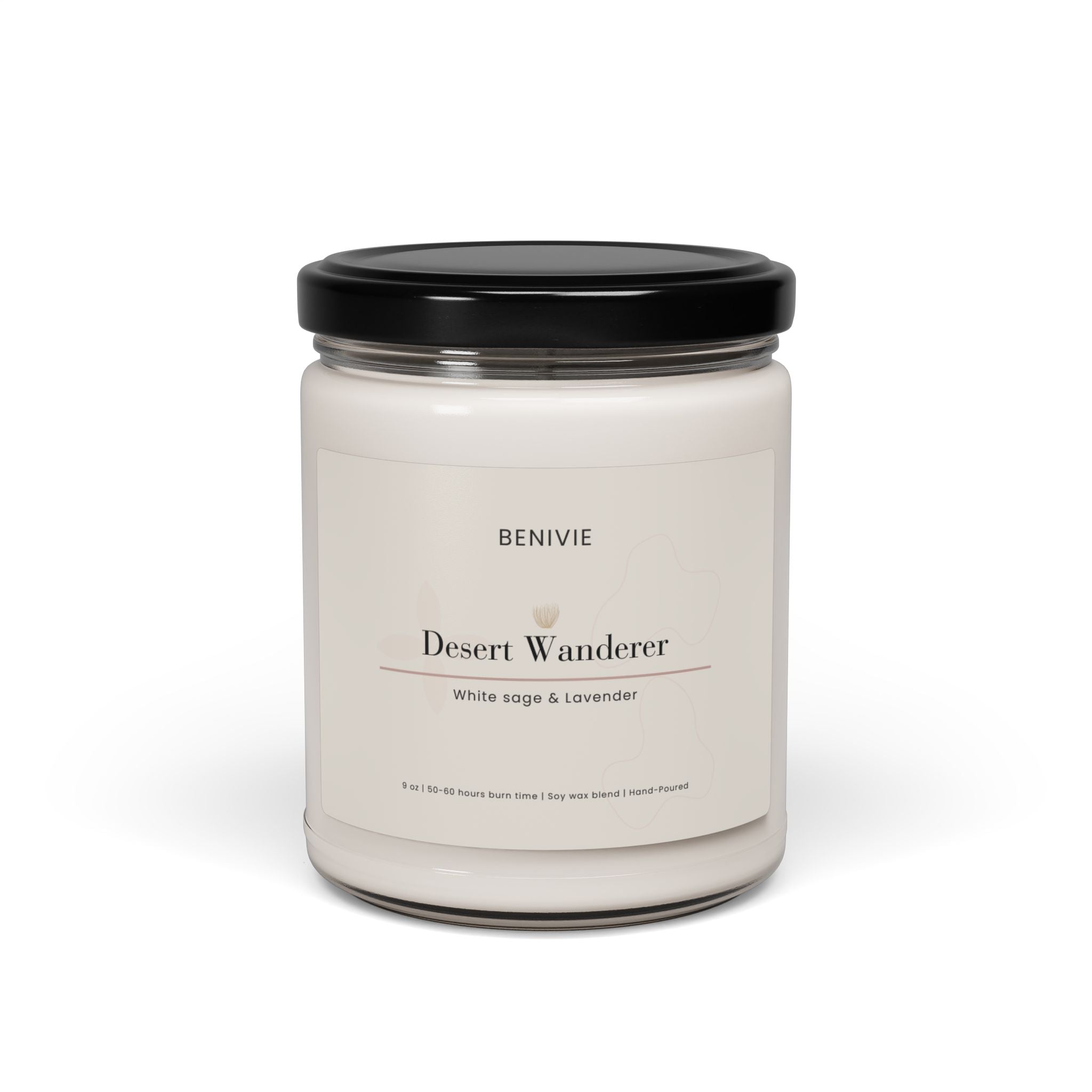 Desert Wanderer Candle | White Sage & Lavender | Bohemian Home Decor | Benivie