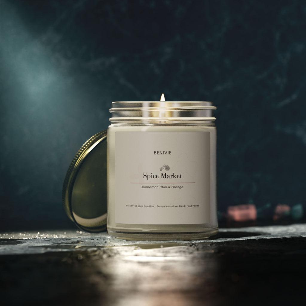 Spice Market Candle | Cinnamon Chai | Warm Spice Candle | Benivie