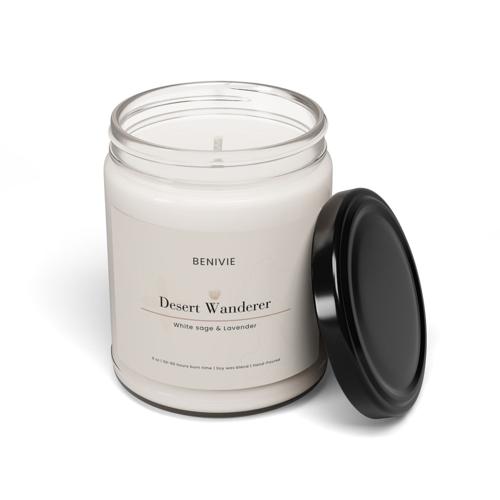 Desert Wanderer Candle | White Sage & Lavender | Bohemian Home Decor | Benivie